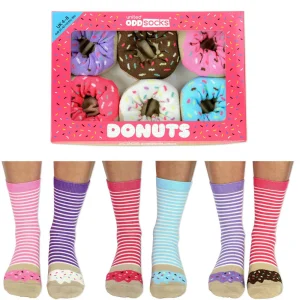 United Odd Socks 6 Dames Sokken Donuts