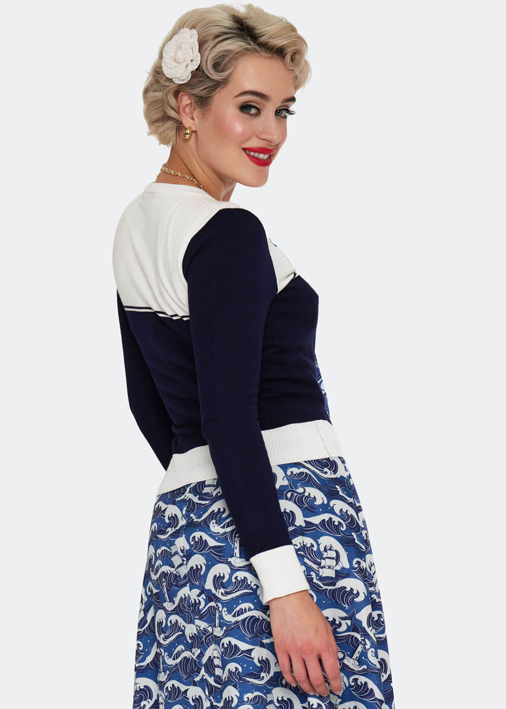 Gilet Années 40 Voodoo Vixen Pirate Ship Kraken Marine – Image 5