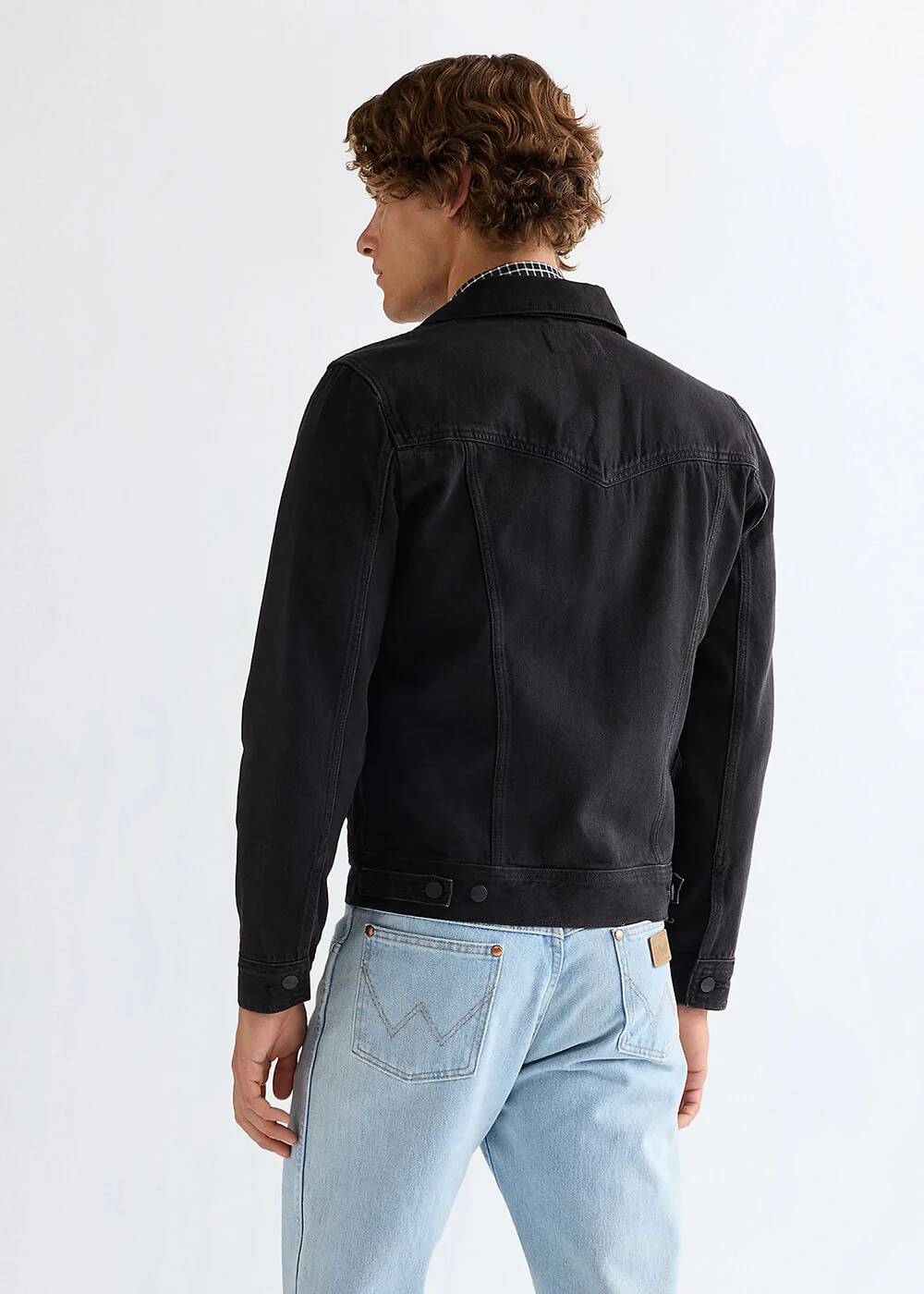 Wrangler Veste en jean classique homme Orion Noir – Image 5